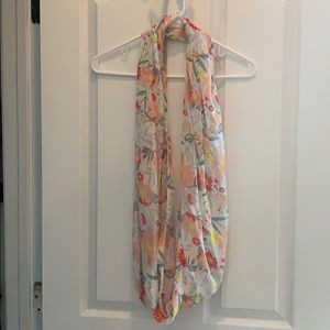 Infinity Scarf Lightweight Floral